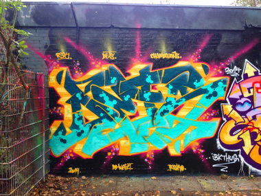 Graffiti Wall - Photo by DETS - dets-chameleons-rsk (2014)