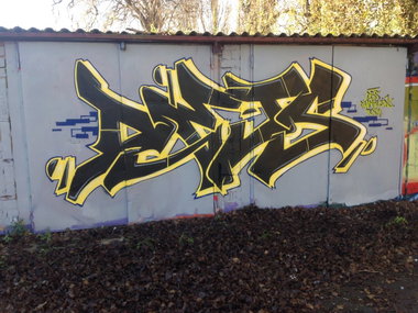 Graffiti Wall - Photo by DETS - ahn-isk-dets (2014)