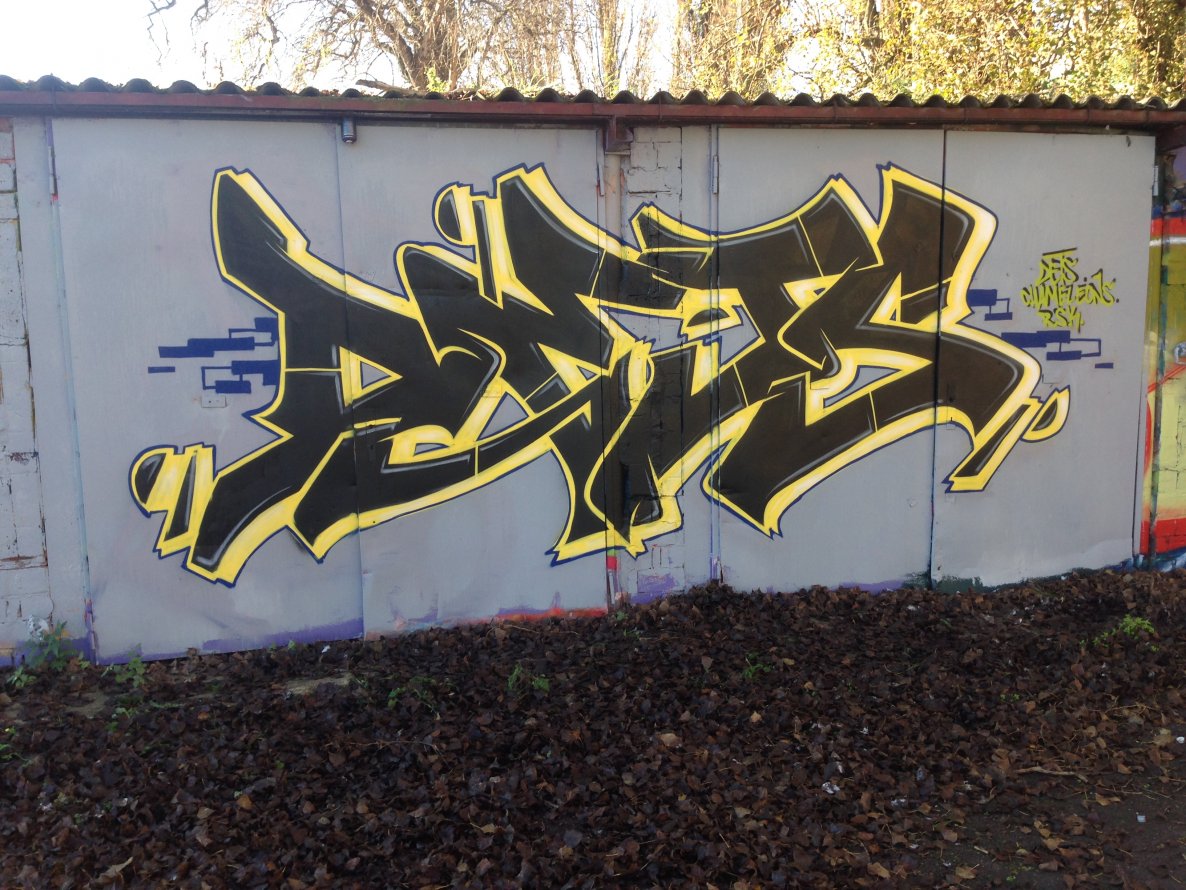 Graffiti Wall - Photo by DETS - ahn-isk-dets (2014)