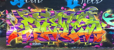 Graffiti Wall - Photo by DETS - chameleons, dets, graffiti (2018)