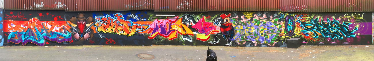 Graffiti Wall - Photo by DETS - swok, sperm, cae