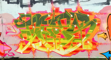 Graffiti Wall - Photo by DETS - dets, chameleons (2015)