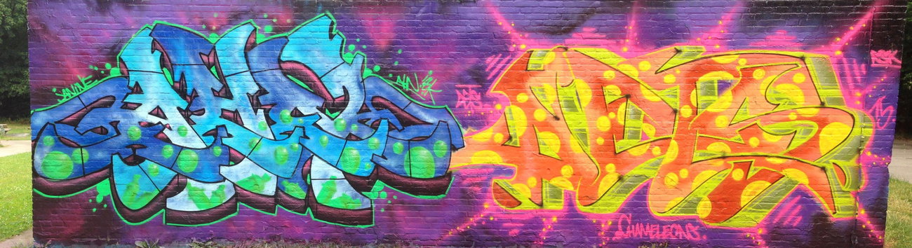 Graffiti Wall - Photo by DETS - ahn, dets (2015)