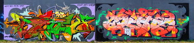 Graffiti Wall - Photo by DETS - dets, rsk, chameleons (2020)