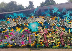 Graffiti Wall - Photo by DETS - dets, rsk, chameleons