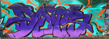 Graffiti Wall - Photo by DETS - dets, rsk, chameleons (2017)