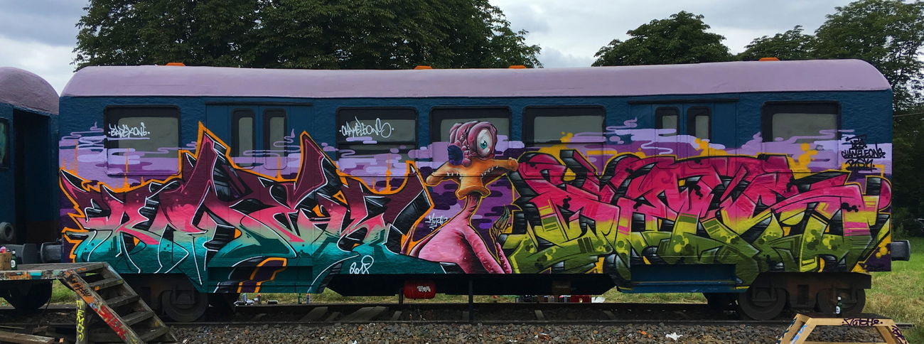 Graffiti Wall - Photo by DETS - badek, mutch(charry), dets (2018)