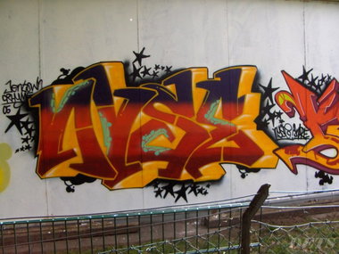 Graffiti Wall - Photo by DETS - nyse, jc (2005)