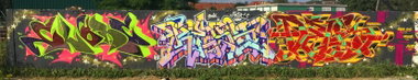 Graffiti Wall - Photo by DETS - resh, clone, dets (2016)