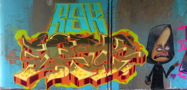 Graffiti Wall - Photo by DETS - dets, rsk, chameleons (2015)
