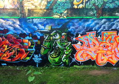 Graffiti Wall - Photo by DETS - dets, eiser, resh (2017)