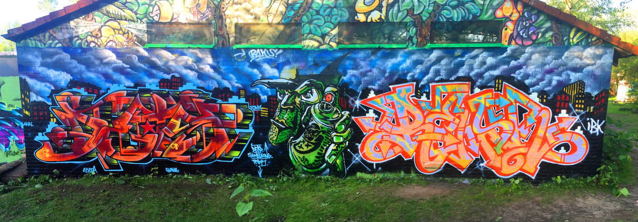 Graffiti Wall - Photo by DETS - dets, eiser, resh (2017)