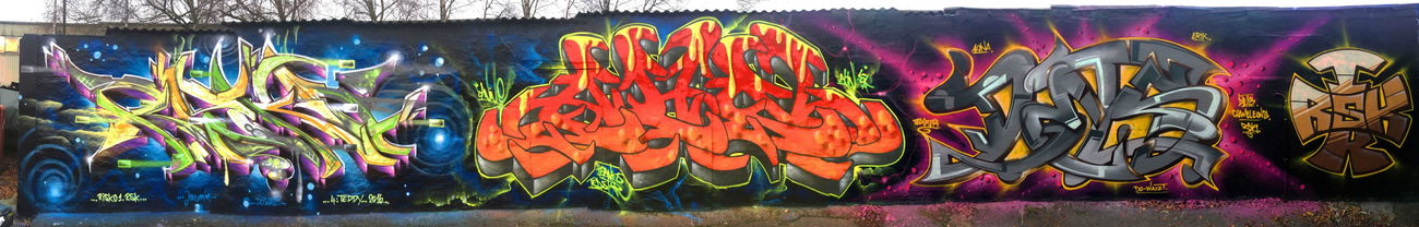 Graffiti Wall - Photo by DETS - risko, ahn, dets (2016)