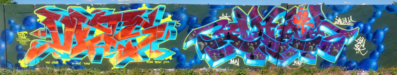 Graffiti Wall - Photo by DETS - dets, ahn, rsk (2015)
