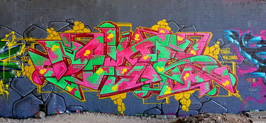 Graffiti Wall - Photo by DETS - dets, rsk, chameleons (2020)