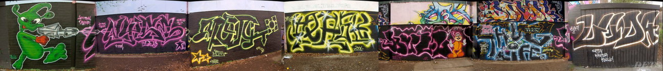 Graffiti Wall - Photo by DETS - nyse-mutch-flash-buzz-thug, life(ENTA)-luda (2006)