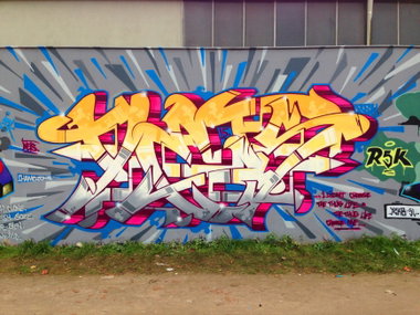 Graffiti Wall - Photo by DETS - dets, rsk, chameleons (2015)