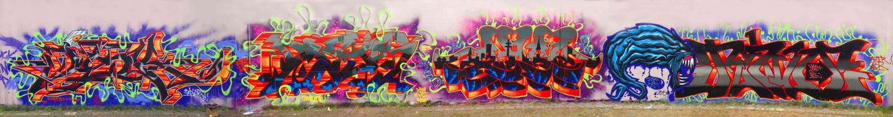 Graffiti Wall - Photo by DETS - all, together! (2015)