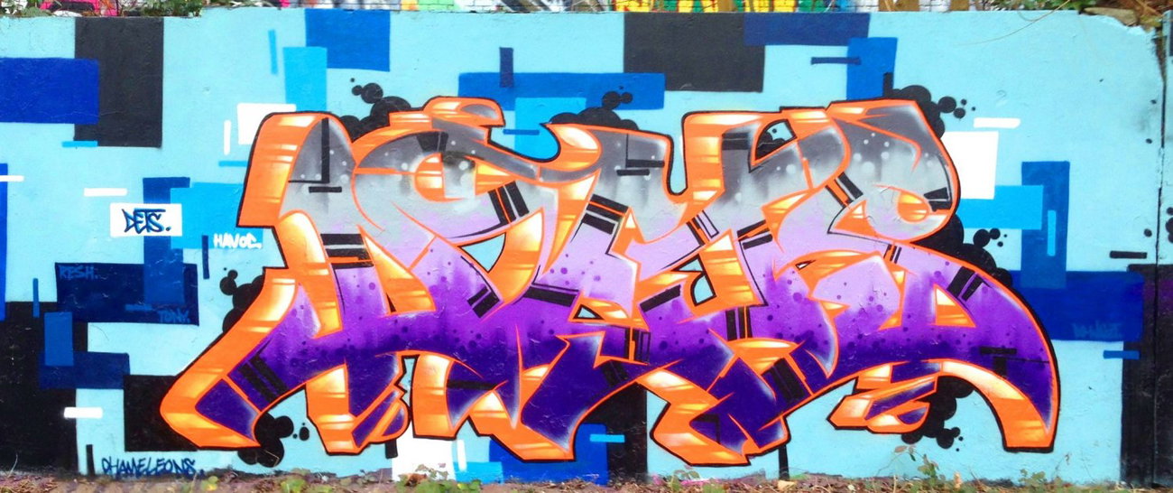 Graffiti Wall - Photo by DETS - kalte, tage, heiße (2015)