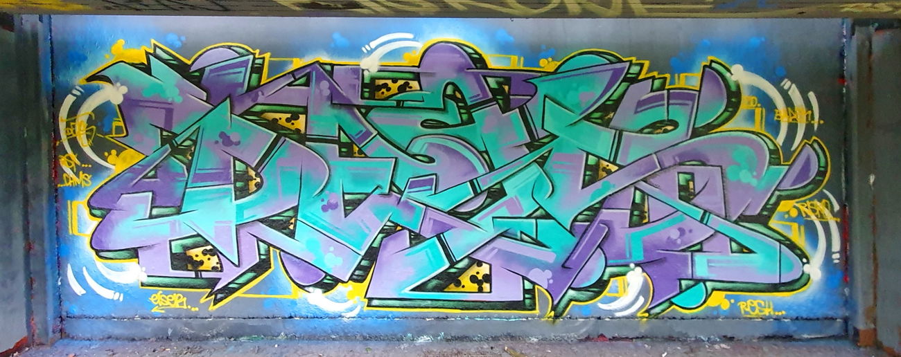 Graffiti Wall - Photo by DETS - dets, rsk, chms (2020)