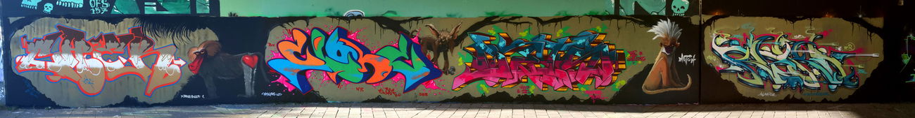 Graffiti Wall - Photo by DETS - caer, clone, dets (2018)