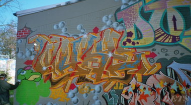 Graffiti Wall - Photo by DETS - nyse-jc (2004)