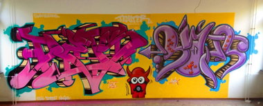 Graffiti Wall - Photo by DETS - dets, bäx, chameleons (2015)