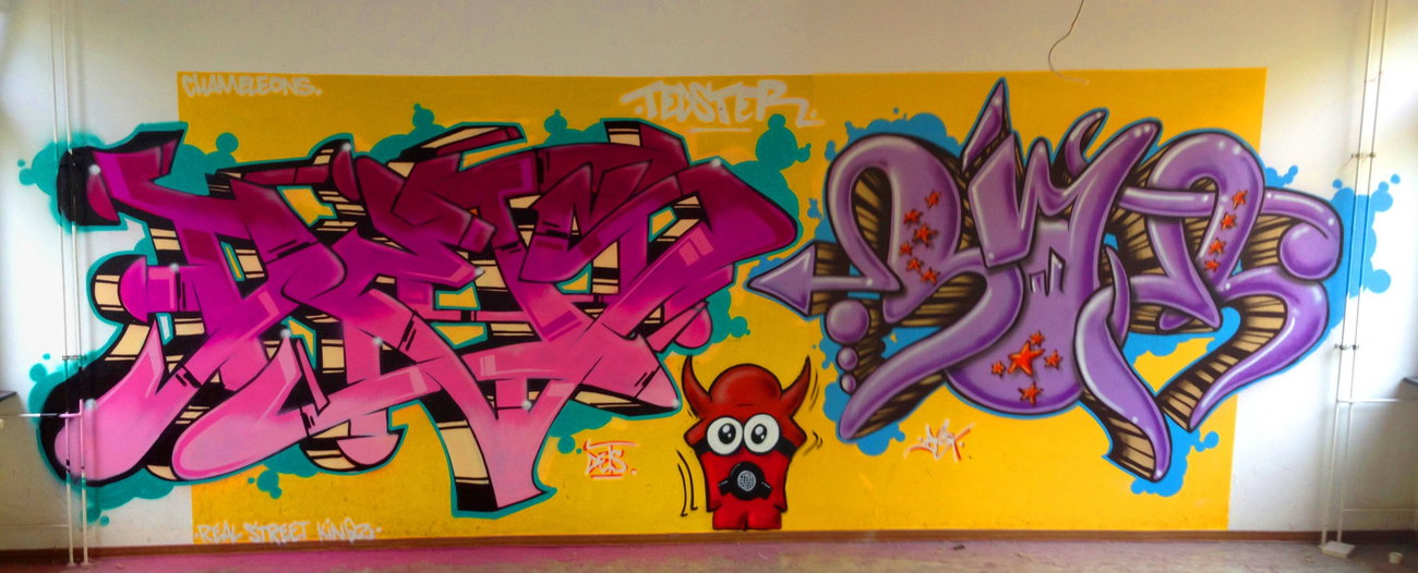 Graffiti Wall - Photo by DETS - dets, bäx, chameleons (2015)