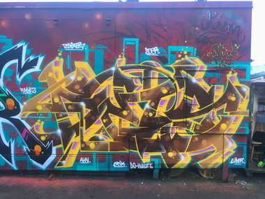 Graffiti Wall - Photo by DETS - dets, rsk, chameleons (2017)