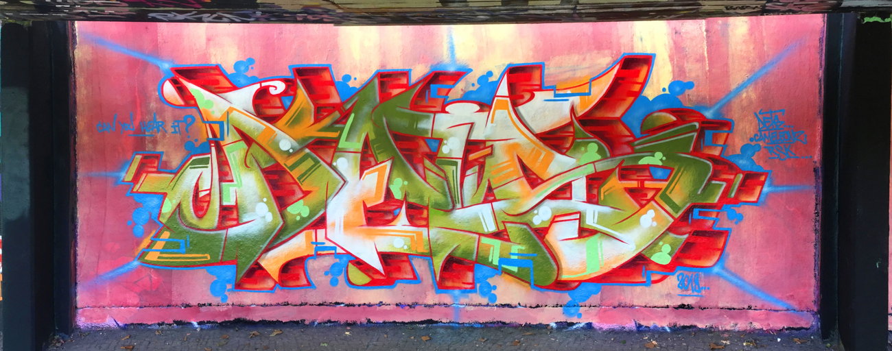 Graffiti Wall - Photo by DETS - dets, rsk, chameleons (2019)
