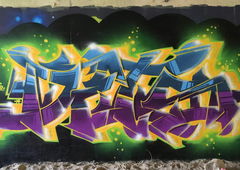 Graffiti Wall - Photo by DETS - dets, rsk, chameleons (2017)