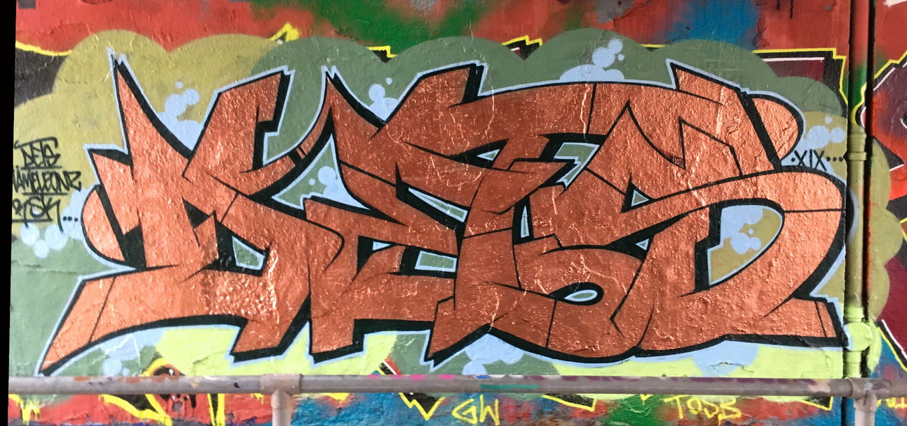 Graffiti Wall - Photo by DETS - dets, rsk, chameleons (2019)