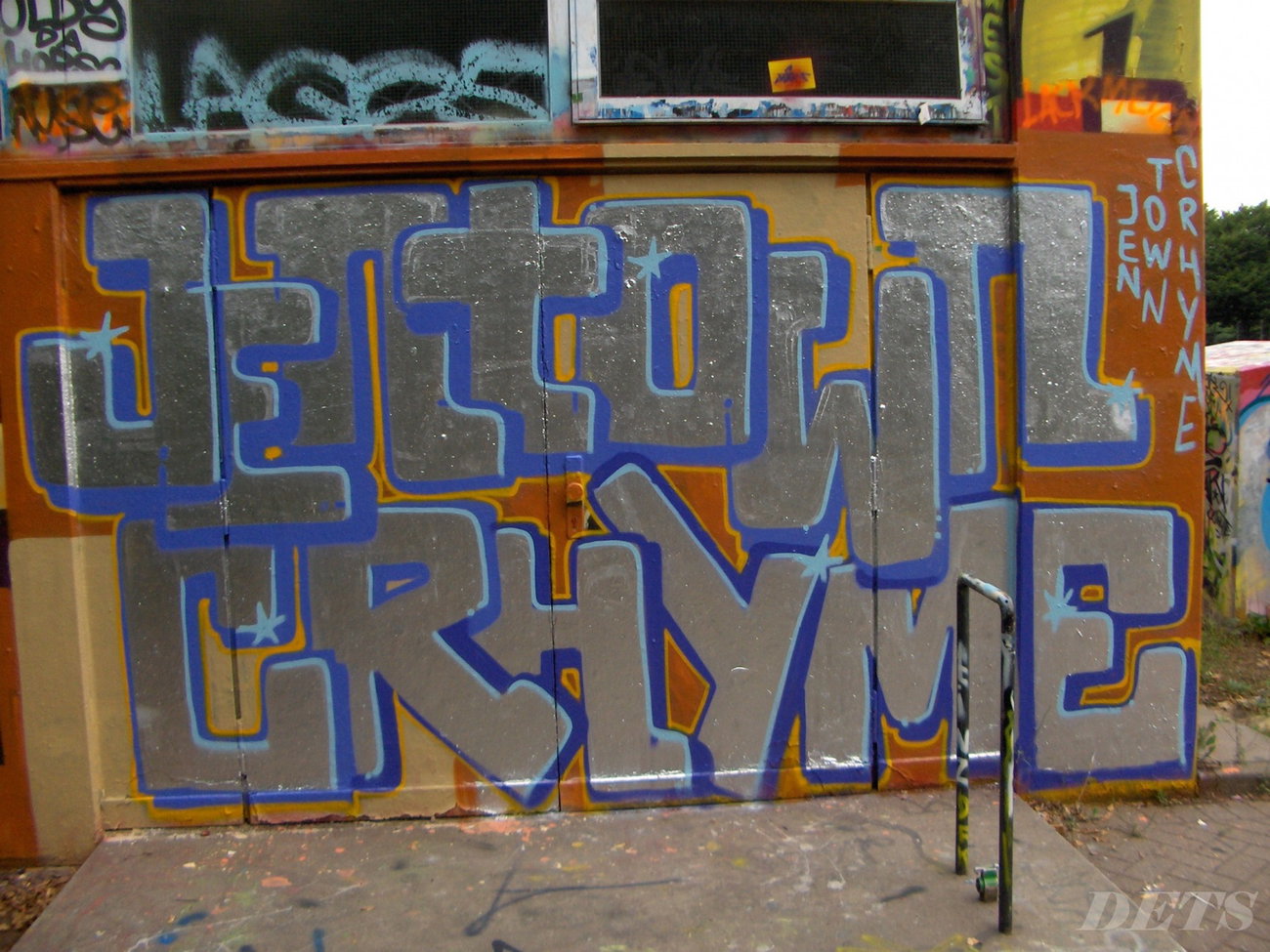 Graffiti Wall - Photo by DETS - jc, jentown, chryme (2006)