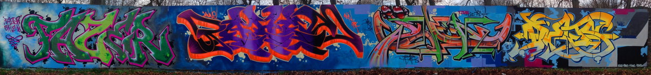 Graffiti Wall - Photo by DETS - fazer, ahn, imun (2015)