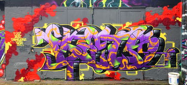 Graffiti Wall - Photo by DETS - dets, rsk, hamburg (2019)