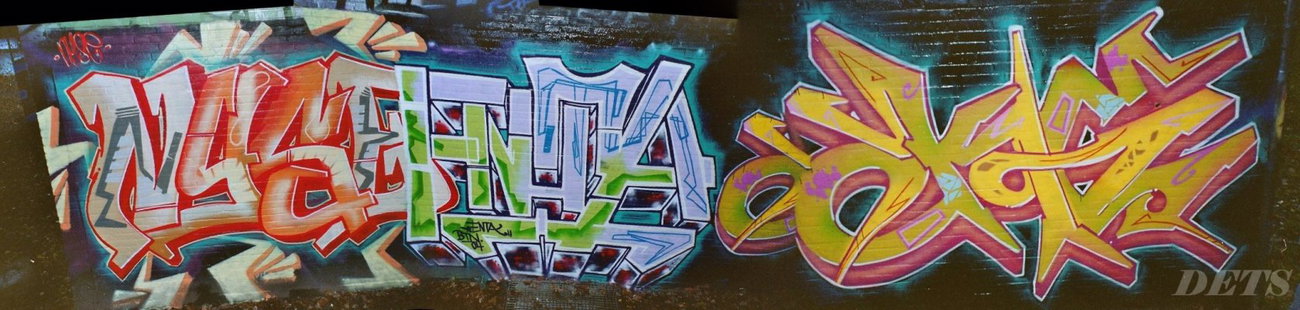 Graffiti Wall - Photo by DETS - nyse-enta-ke (2004)