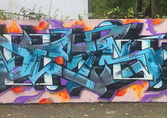 Graffiti Wall - Photo by DETS - dets, rsk, chameleons (2017)