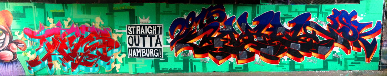 Graffiti Wall - Photo by DETS - dets, ahn, straight (2015)