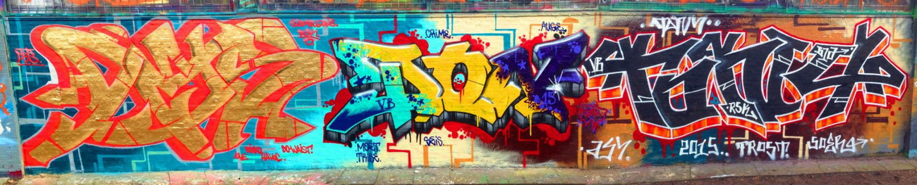 Graffiti Wall - Photo by DETS - fast, and, quik (2015)