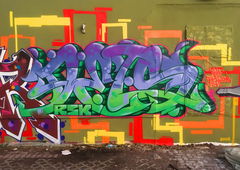 Graffiti Wall - Photo by DETS - dets, rsk, chameleons (2016)