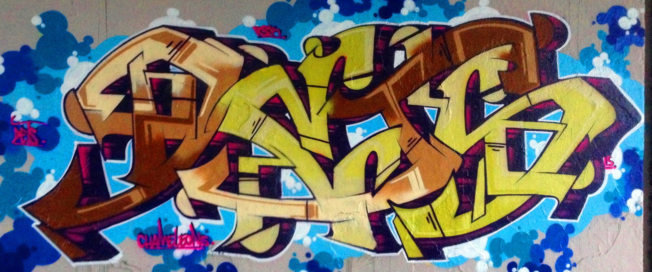 Graffiti Wall - Photo by DETS - dets, rsk, chameleons (2015)