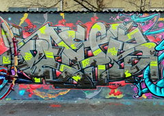 Graffiti Wall - Photo by DETS - dets, graffiti, hamburg (2020)