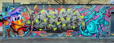 Graffiti Wall - Photo by DETS - dets, graffiti, hamburg (2020)