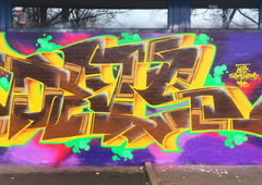 Graffiti Wall - Photo by DETS - dets, rsk, chameleons (2017)