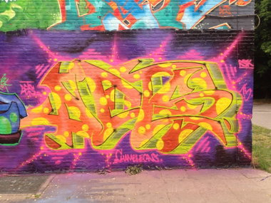 Graffiti Wall - Photo by DETS - dets, rsk, chameleonsahn (2015)