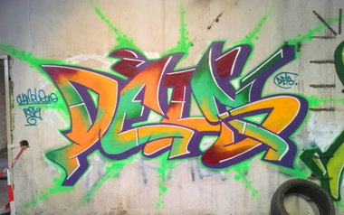 Graffiti Wall - Photo by DETS - dets, rsk, chameleons (2016)