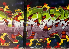 Graffiti Wall - Photo by DETS - dets, rsk, chameleons (2018)