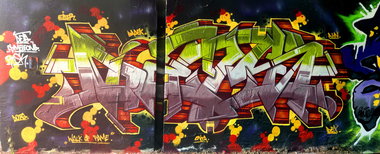 Graffiti Wall - Photo by DETS - dets, rsk, chameleons (2018)