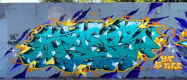 Graffiti Wall - Photo by DETS - dets, graffiti (2022)