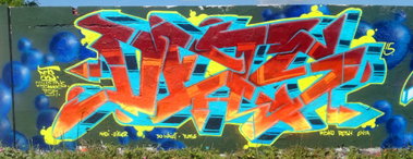 Graffiti Wall - Photo by DETS - dets, rsk, chameleons (2015)